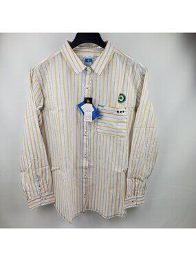 Columbia Shirt Womens XL PFG Notre Dame Fighting Irish Sun Drifter Button White